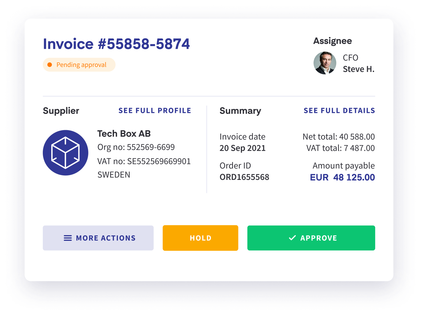 Client workflow and invoice approval for accounting firms