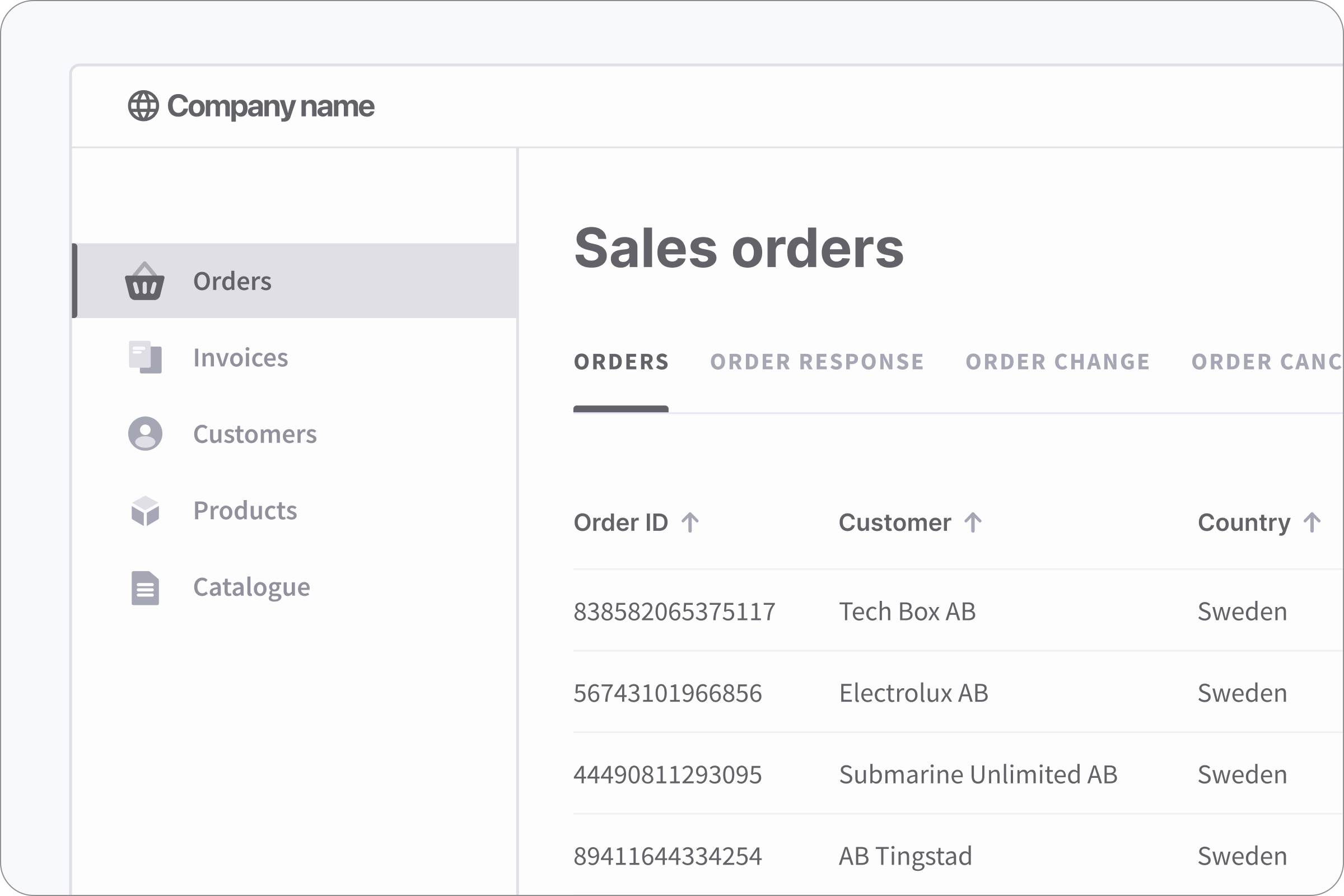 White label solutions for partners. Implement e-invoicing and order management frontend on any platform.