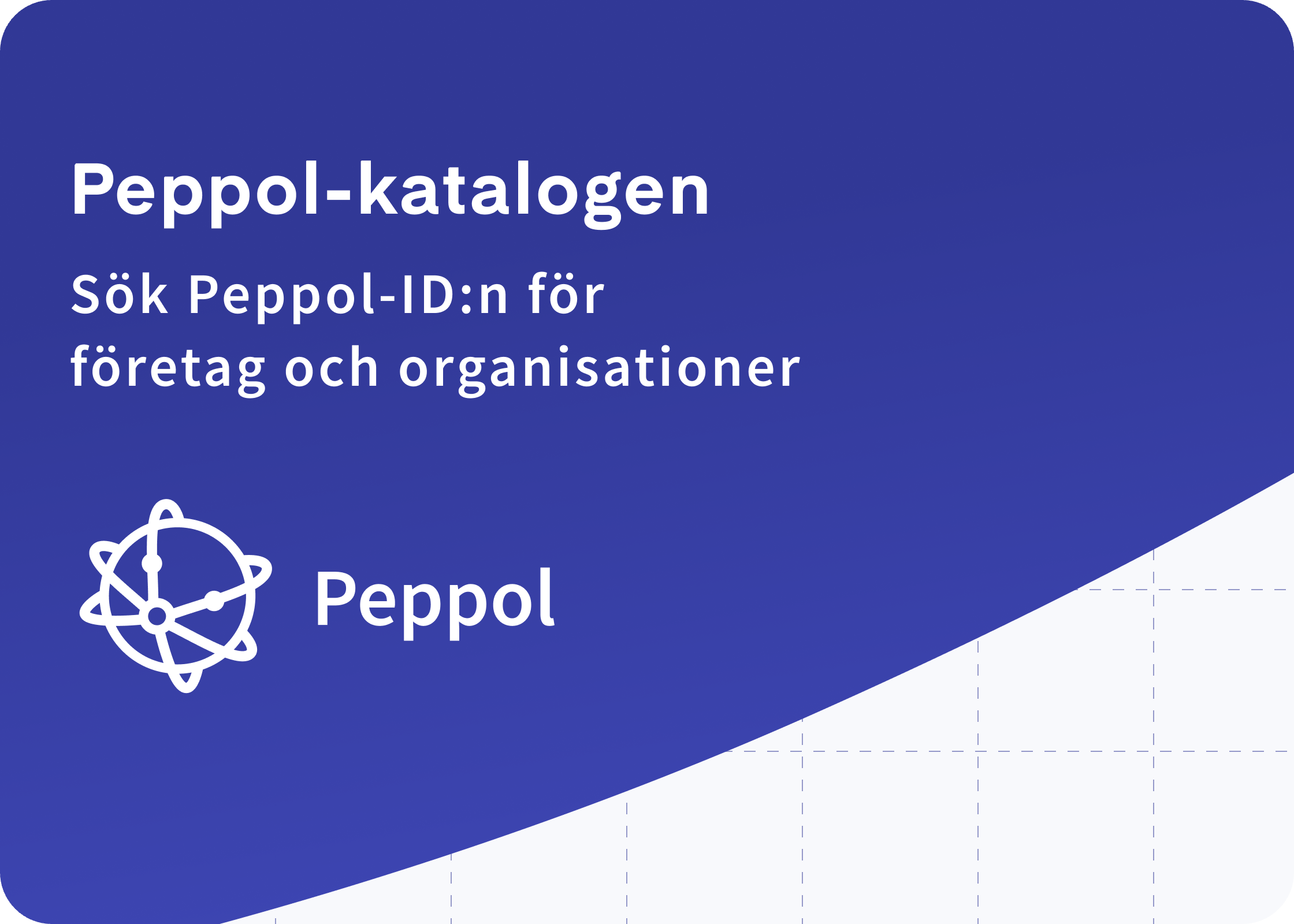 Sök i Peppol-katalogen
