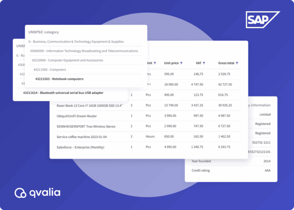 SAP UNSPSC classification implementation