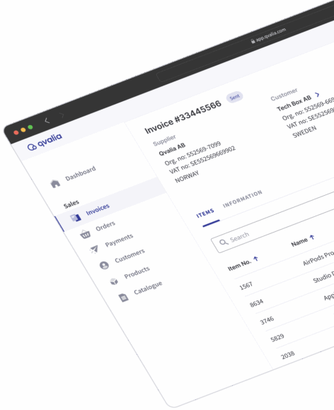 Connect e-invoicing